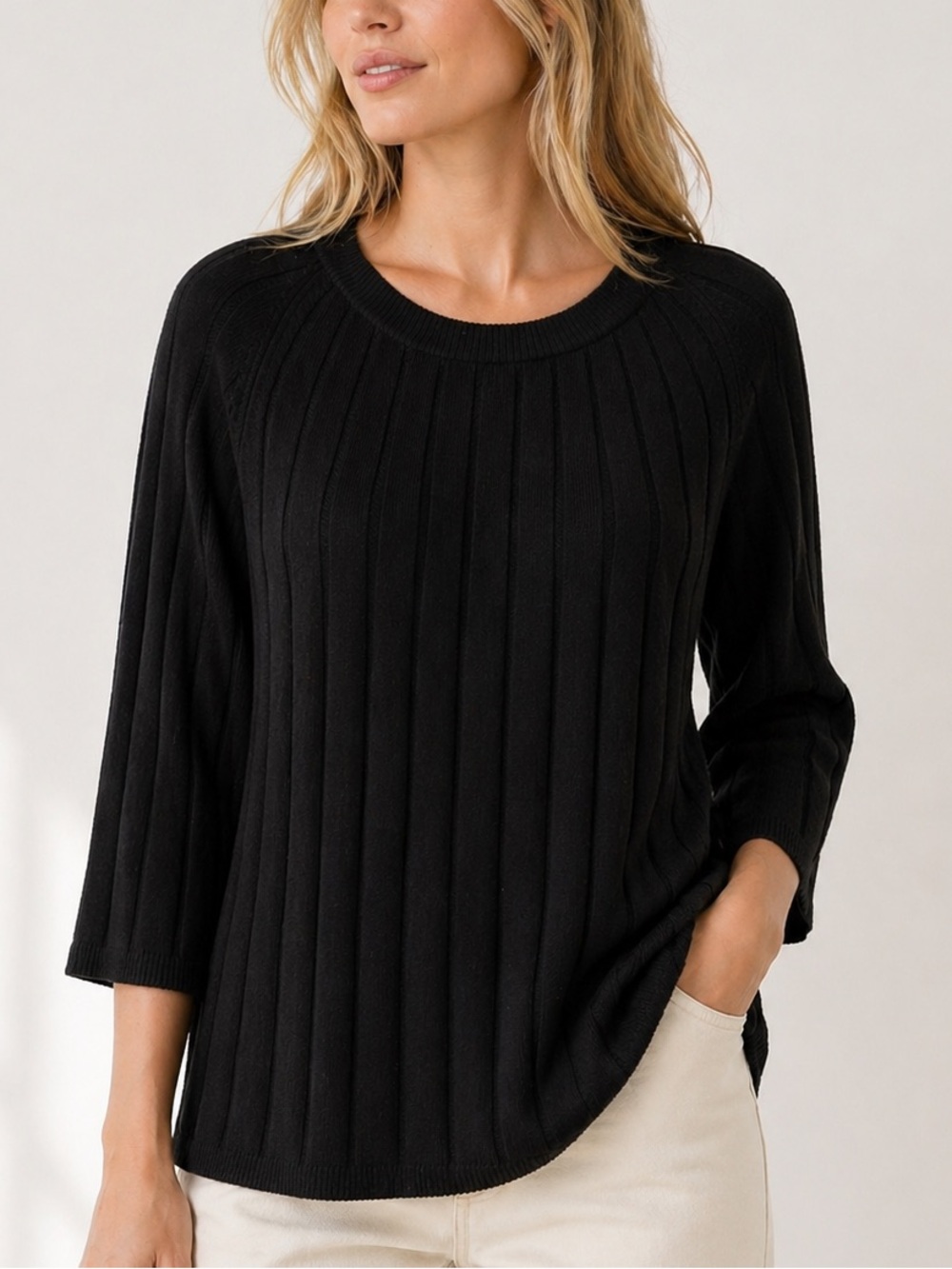 {LOFT} Ribbed Sweater